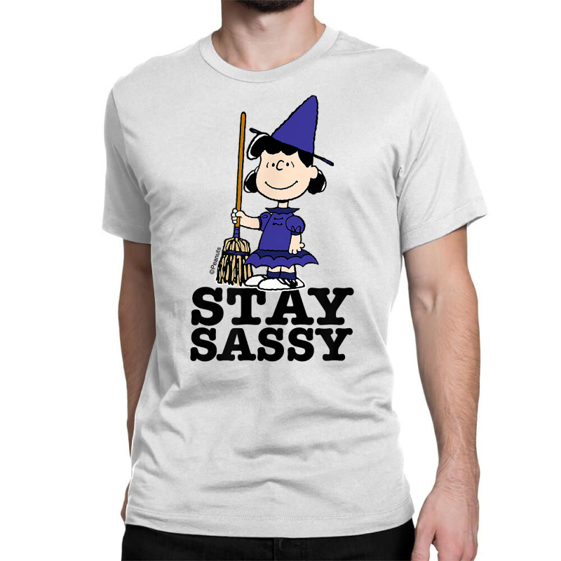 Peanuts - Lucy Stay Sassy - Men's Short Sleeve Graphic T-Shirt 