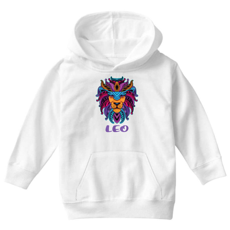 Leo Lion Zodiac Symbol Horoscope Astrology Birthday Gift T Shirt Youth Hoodie by shoaibmolleda | Artistshot