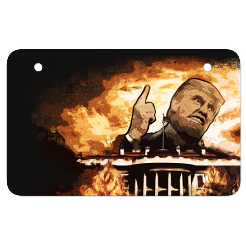 Attack On Trump Atv License Plate | Artistshot