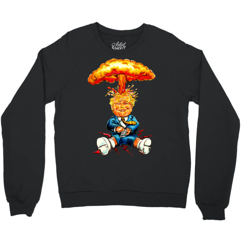 Atomic Trump Crewneck Sweatshirt | Artistshot