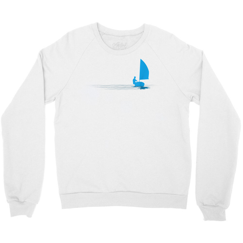 Opti Sailboat Sailing Dinghy Sail Boat Sailor Graphic T Shirt Crewneck Sweatshirt | Artistshot