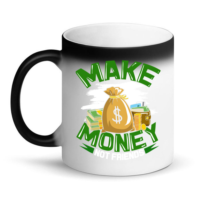 Money Cash Capitalism Dollar Euro Money Rich (2) Magic Mug | Artistshot