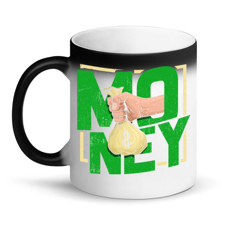 Money Cash Capitalism Dollar Euro Money Rich (4) Magic Mug | Artistshot