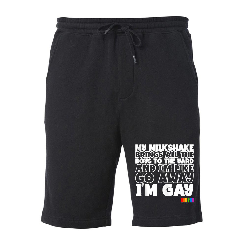 My Milkshake Brings All The Boys Lgbt Pride Month Tank Top Fleece Short by CharlesLCross | Artistshot