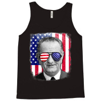 Lyndon B Johnson Us Flag Tshirt 4th Of July Tank Top | Artistshot