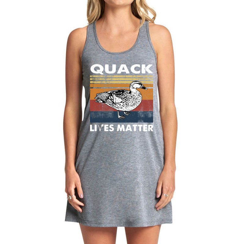 Quack Lives Matter Duck Funny Tank Dress | Artistshot