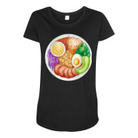 Buddha Bowl Rice And Veggies T  Shirt Delicious Buddha Bowl T  Shirt Maternity Scoop Neck T-shirt | Artistshot