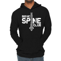 Funny Spine Surgery Gift For Men Women Bionic Spine Club T Shirt Lightweight Hoodie | Artistshot