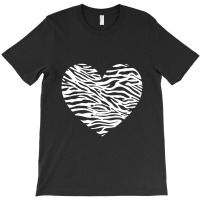 Zebra Heart   Zookeeper Wildlife Animal Lover Zoologist T-shirt | Artistshot