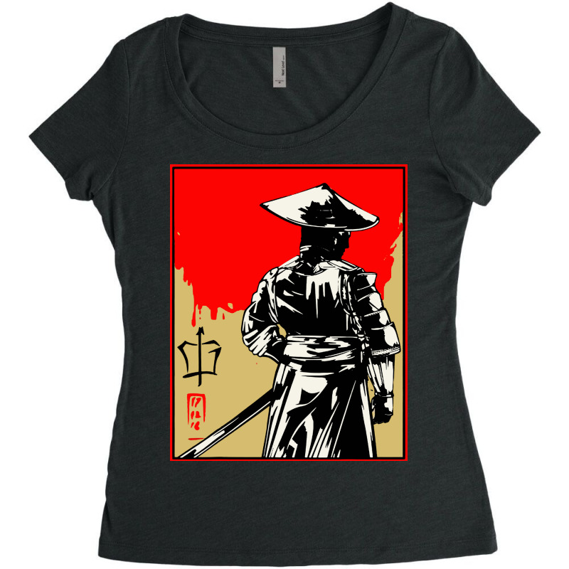 Samurai Costume Women's Triblend Scoop T-shirt | Artistshot