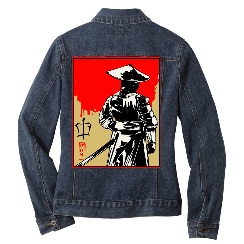 Samurai Costume Ladies Denim Jacket | Artistshot