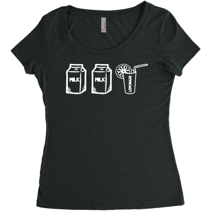 Mens Milk Milk Lemonade Tshirt   Funny 1 Women's Triblend Scoop T-shirt by adiha97 | Artistshot