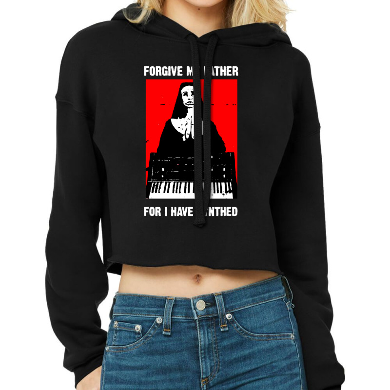 Sintetizador Vintage Synthesizer Cropped Hoodie | Artistshot