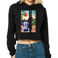 Tardis In Japan Cropped Hoodie | Artistshot