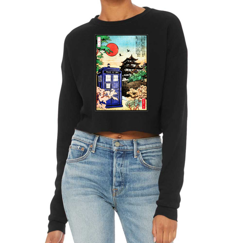 Tardis In Japan Cropped Sweater | Artistshot