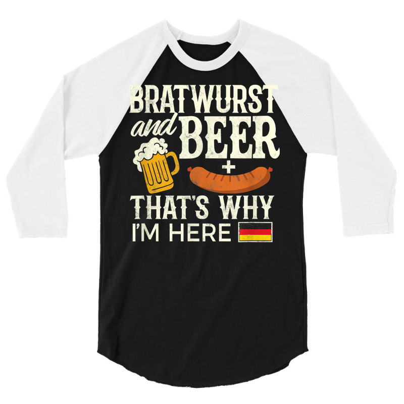 Funny Oktoberfest Shirt 2022 Bratwurst Beer Tees Men Women T Shirt 3/4 Sleeve Shirt by cucciailleveretcq | Artistshot