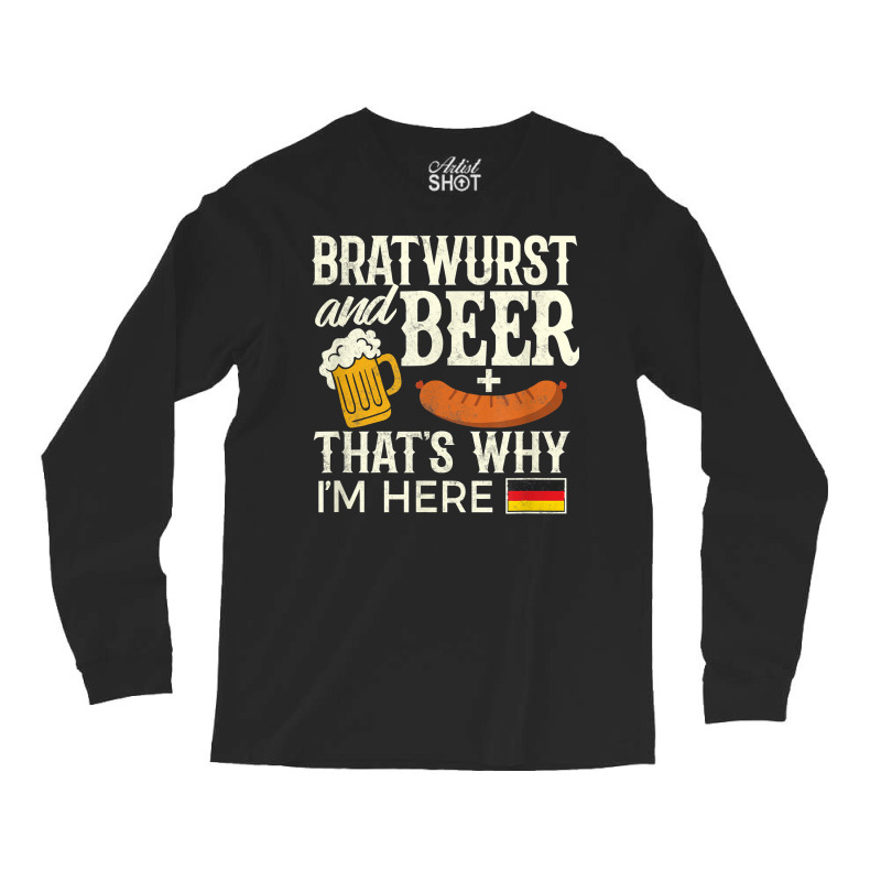 Funny Oktoberfest Shirt 2022 Bratwurst Beer Tees Men Women T Shirt Long Sleeve Shirts by cucciailleveretcq | Artistshot