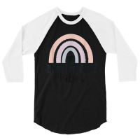 Second Grade Vibes Back To School Rainbow Teacher Boys Girls T Shirt 3/4 Sleeve Shirt | Artistshot