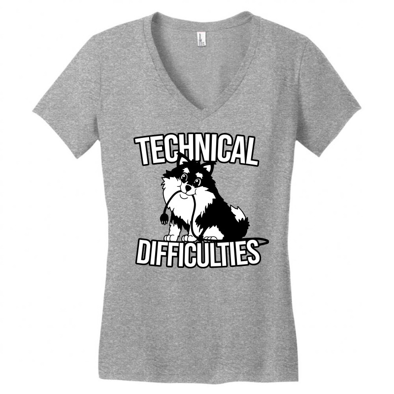 Skadi Tech Difficulties Classic Women's V-neck T-shirt | Artistshot