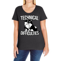 Skadi Tech Difficulties Classic Ladies Curvy T-shirt | Artistshot