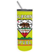 California Diamond Republic Skinny Tumbler | Artistshot