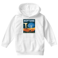 Retro Neptune Gaze At The Geysers On Triton Space Tourism T Shirt Youth Hoodie | Artistshot