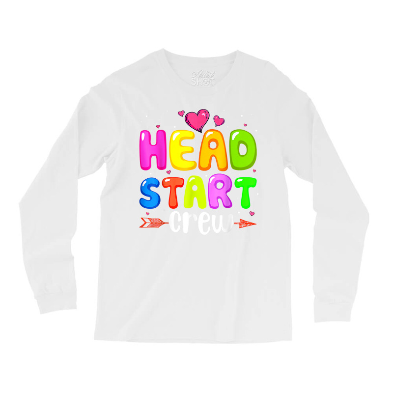 Head Start Crew Teacher Early Childhood Education Preschool Long Sleeve Shirts by PhoebeHaggett | Artistshot