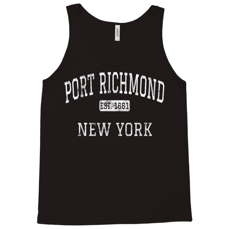 Port Richmond New York Staten Island Ny Vintage T Shirt Tank Top by kryloxsiriaso4 | Artistshot