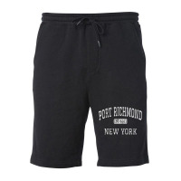 Port Richmond New York Staten Island Ny Vintage T Shirt Fleece Short | Artistshot