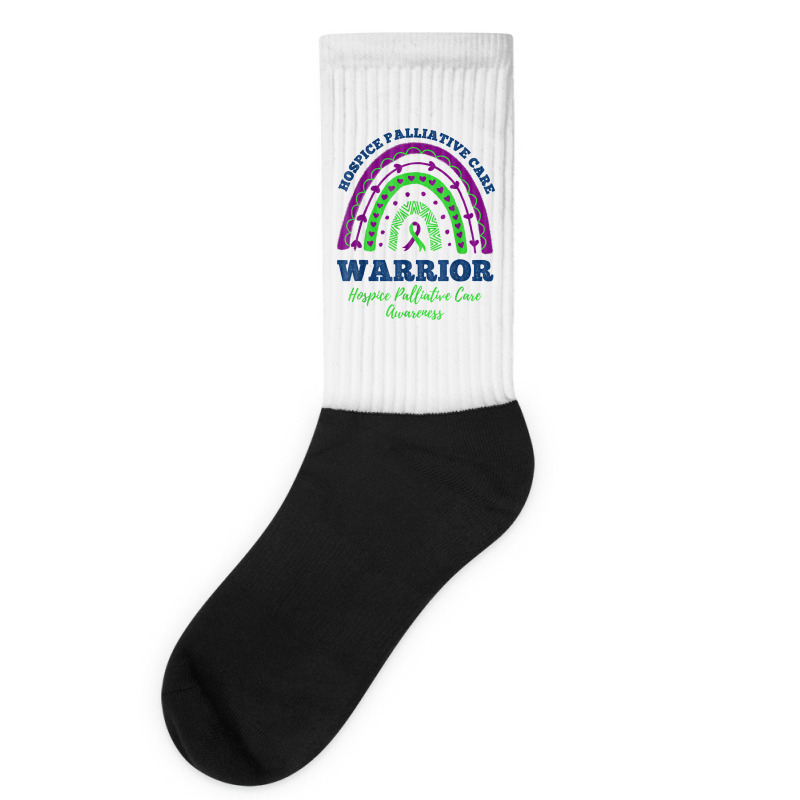 Rainbow Warrior Hospice Palliative Care Awareness T Shirt Socks | Artistshot