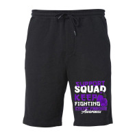 Awareness Support Squad I Lung Infections & Cystic Fibrosis T Shirt Fleece Short | Artistshot