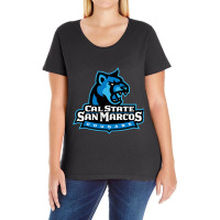 Cal State San Marcos Cougars Ladies Curvy T-shirt | Artistshot