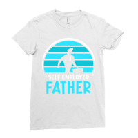 Self Employed Father Work Freelancer Job Boss Dad Daddy Papa Long Slee Ladies Fitted T-shirt | Artistshot