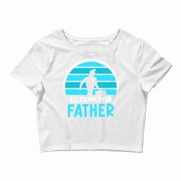 Self Employed Father Work Freelancer Job Boss Dad Daddy Papa Long Slee Crop Top | Artistshot