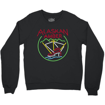 Alaskan Amber Crewneck Sweatshirt Designed By Ewanhunt