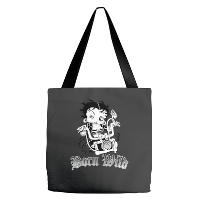 Betty Boop Motorcycle Tote Bags Designed By Alextout