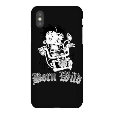 Betty Boop Motorcycle Iphonex Case Designed By Alextout