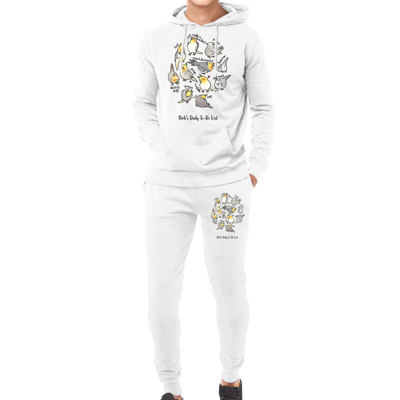 Cockatiel's Daily To Do List T Shirt Hoodie & Jogger Set | Artistshot