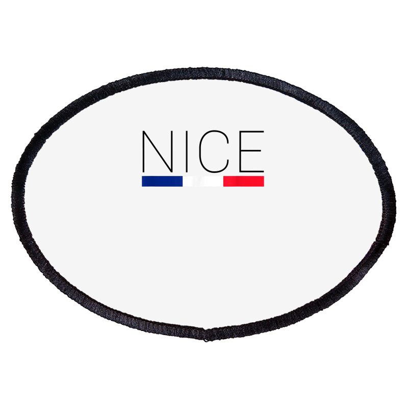 Nice France Cote D'azur French Riviera Cannes Antibes Gift T Shirt Oval Patch | Artistshot