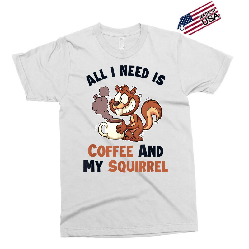 Coffee And My Squirrel Eastern Gray Japanese Fox Squirrel T Shirt Exclusive T-shirt | Artistshot