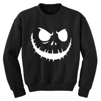 Skellington Halloween Youth Sweatshirt | Artistshot