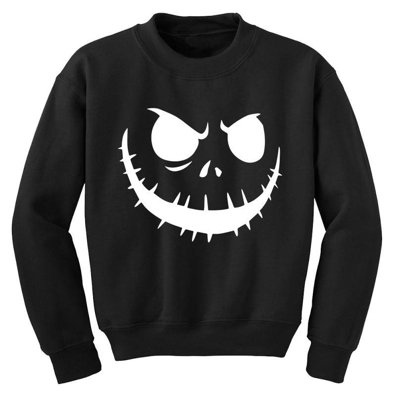 Skellington Halloween Youth Sweatshirt | Artistshot