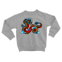 Beautiful Chinese Dragon In The Clouds Art T Shirt Toddler Sweatshirt | Artistshot