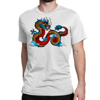 Beautiful Chinese Dragon In The Clouds Art T Shirt Classic T-shirt | Artistshot