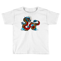 Beautiful Chinese Dragon In The Clouds Art T Shirt Toddler T-shirt | Artistshot