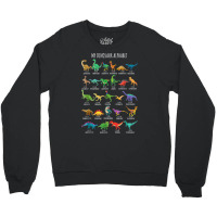 My Dinosaur Alphabet, Lover Dino, Funny T Rex T Shirt Crewneck Sweatshirt | Artistshot