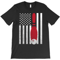 Bowling Bowler - America USA Flag T-Shirt | Artistshot