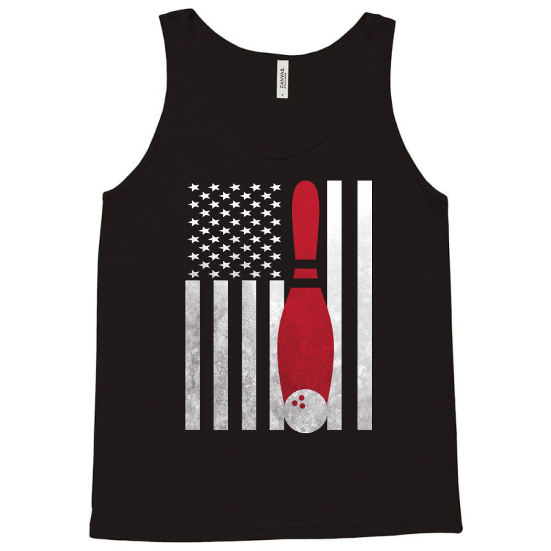 Bowling Bowler - America Usa Flag Tank Top | Artistshot