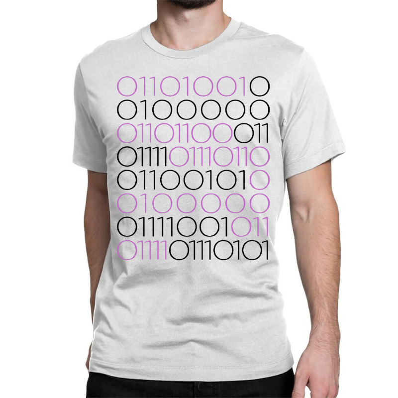 I Love You Binary Code Classic T-shirt | Artistshot