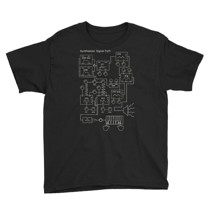 Modular Synthesizer Electronic Musician T Shirt Youth Tee | Artistshot